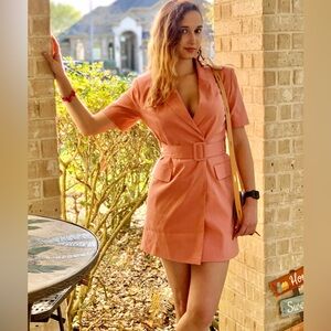 STRADIVARIUS belted dress Size S